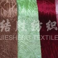 金丝绒压花布